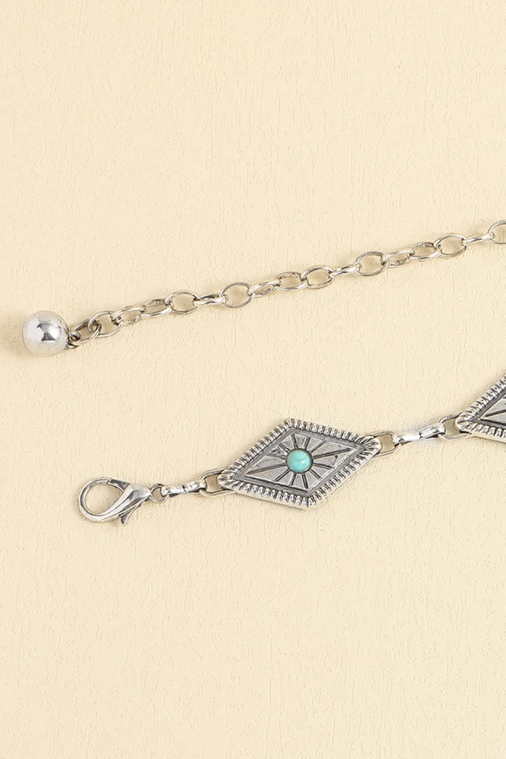 Bisque Vintage Turquoise Alloy Belt