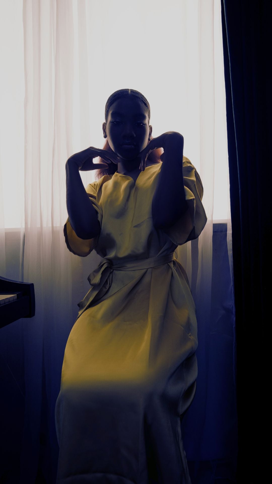 Black Sammantha Satin Maxi Dress Dresses