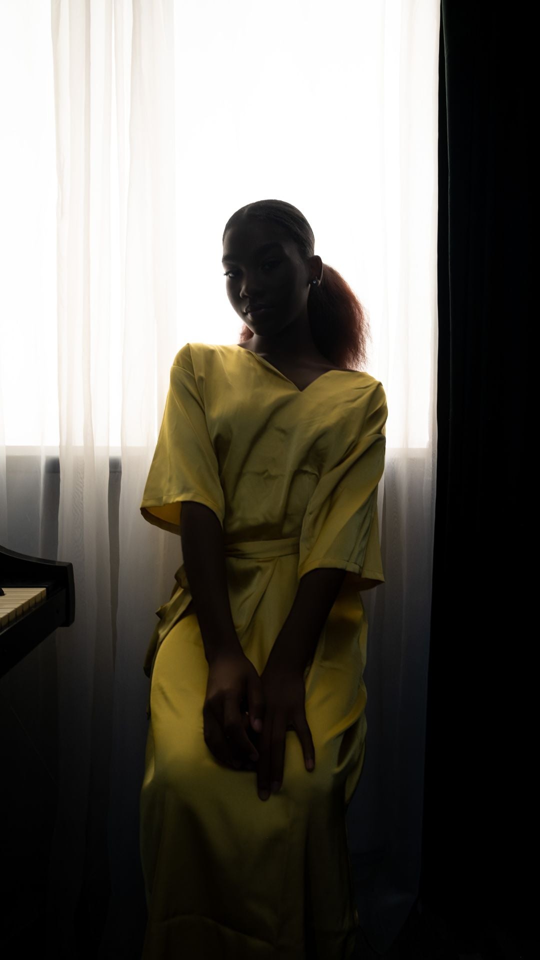 Antique White Sammantha Satin Maxi Dress Dresses