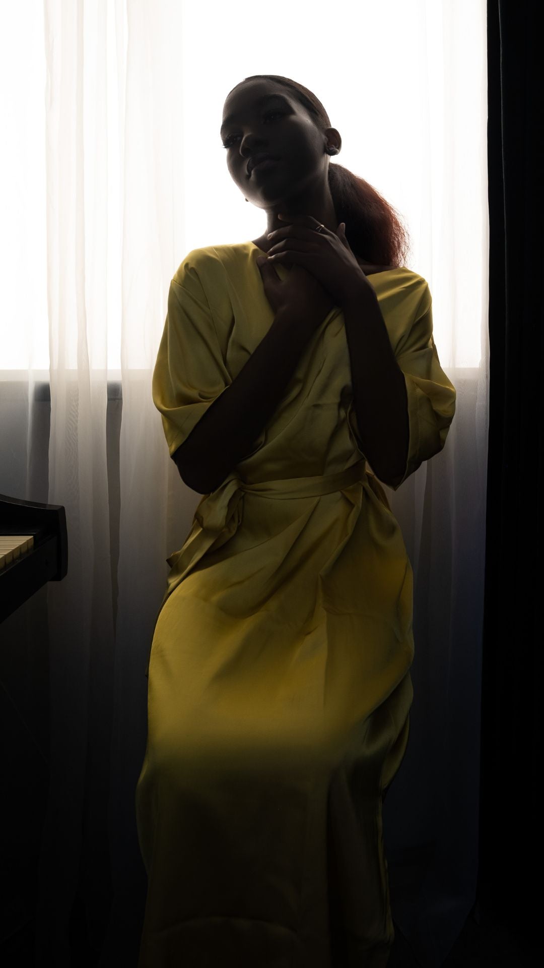 Beige Sammantha Satin Maxi Dress Dresses