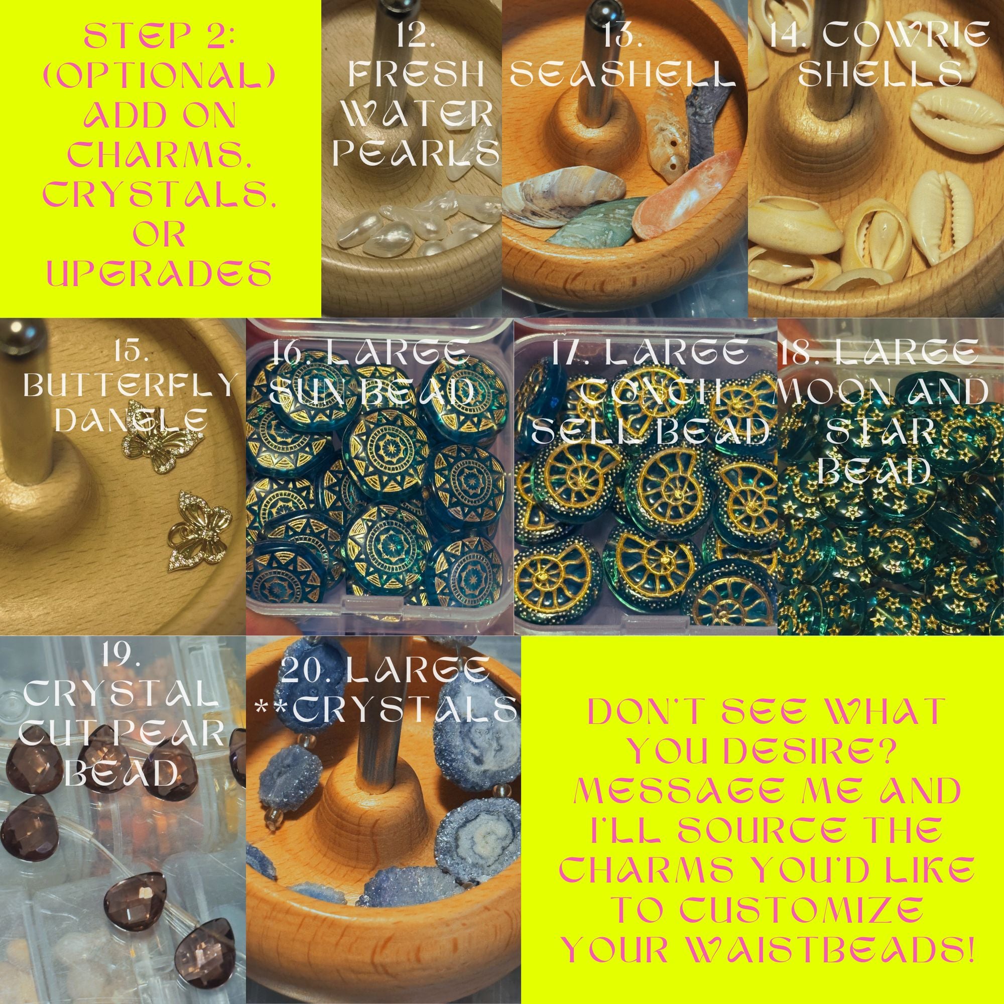 Dim Gray $5 Custom Waist Beads – Handmade Seed Beads | Buy 3 Get 2 Free Waist Beads