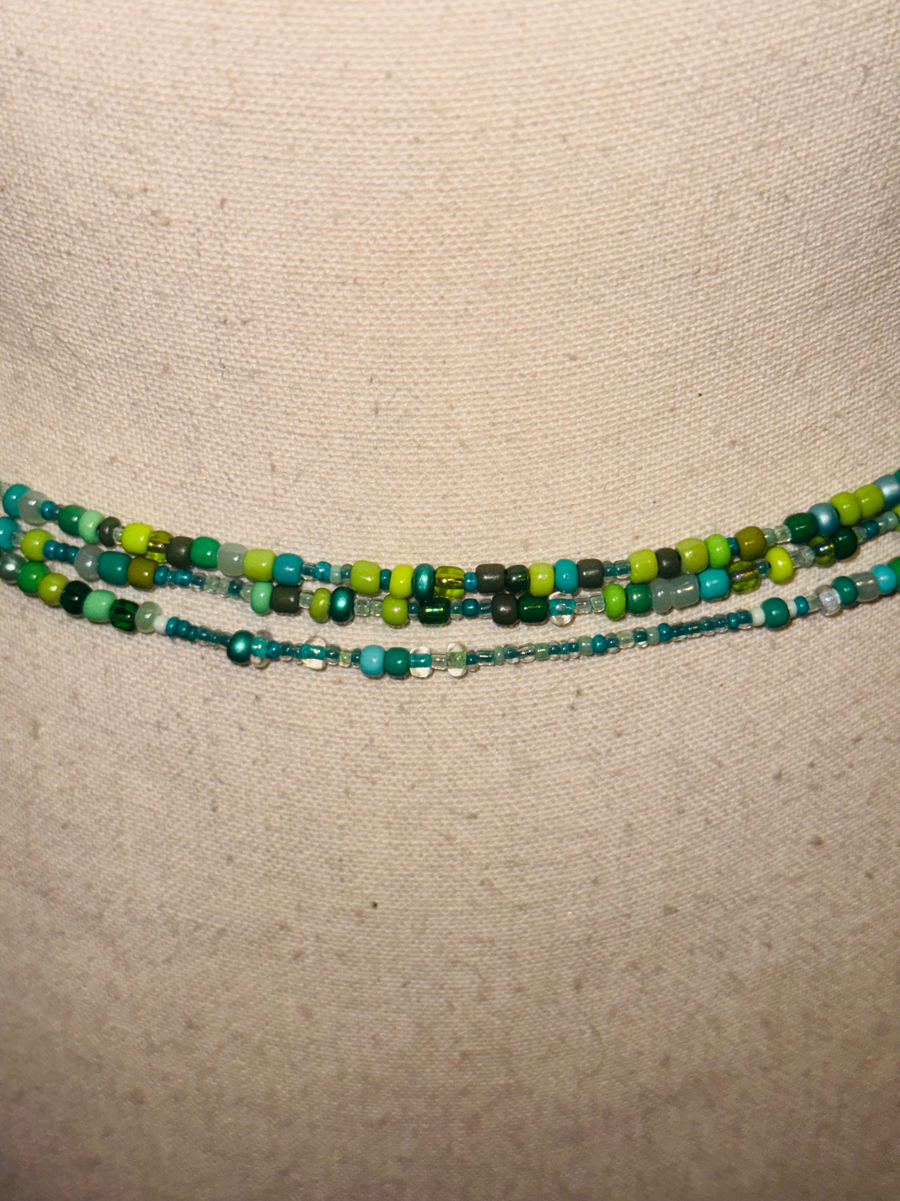 Tan $5 Custom Waist Beads – Handmade Seed Beads | Buy 3 Get 2 Free Waist Beads