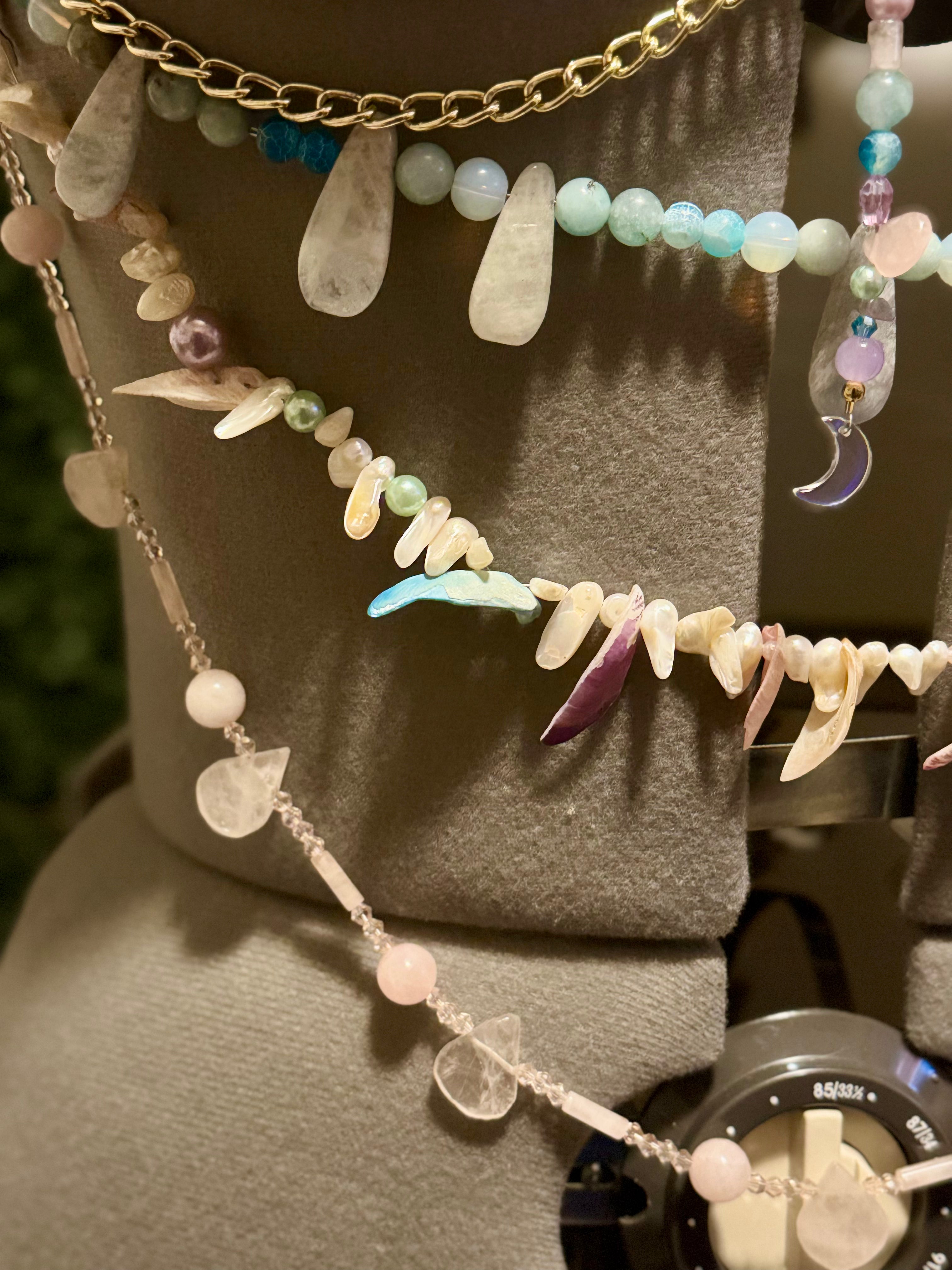 Dark Olive Green Beaded Fairy Goddess Bra β Handcrafted for Ethereal Style Custom