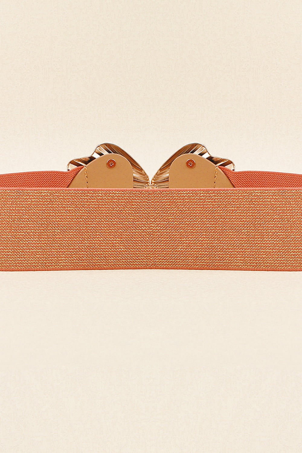 Antique White Zinc Alloy Buckle Elastic Belt Trends