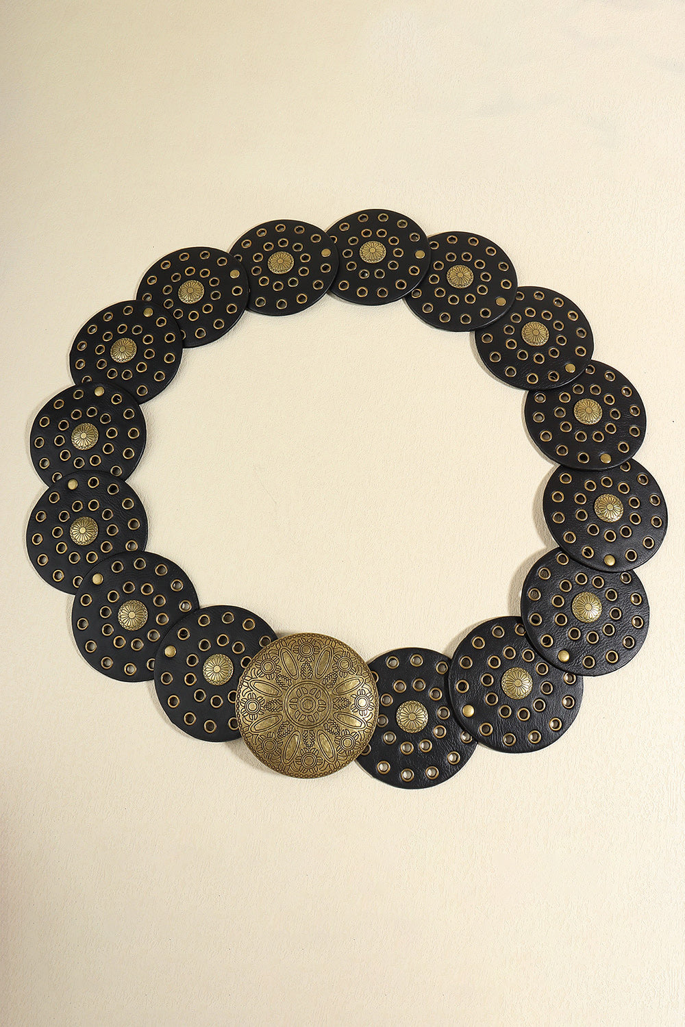 Bisque Zinc Alloy PU Disc Belt