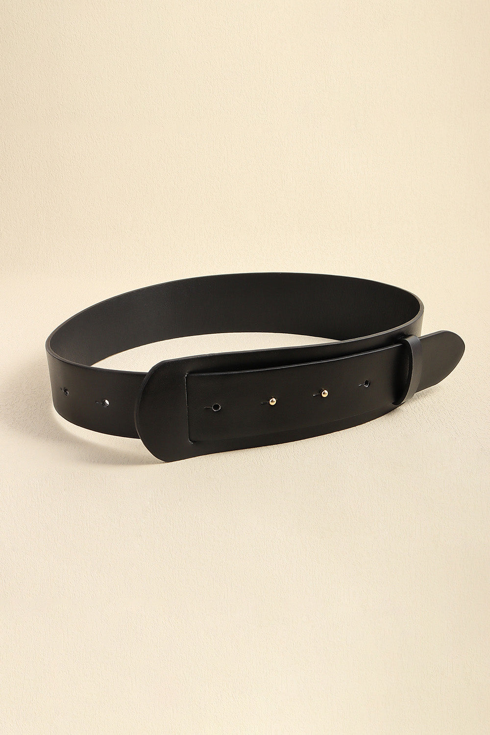 Bisque PU Leather Belt Clothing