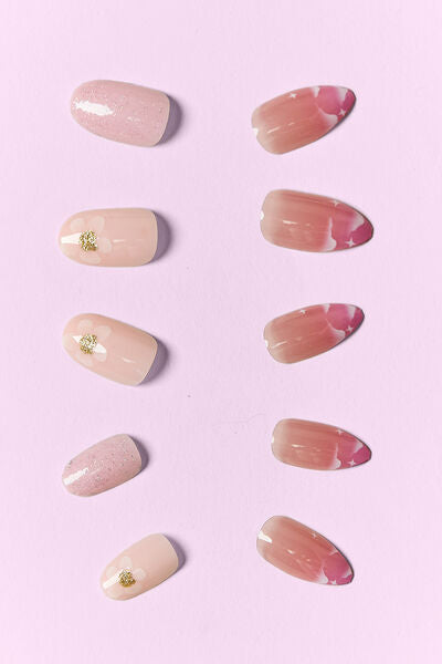 Misty Rose SO PINK BEAUTY Press On Nails 2 Packs Valentine's Day