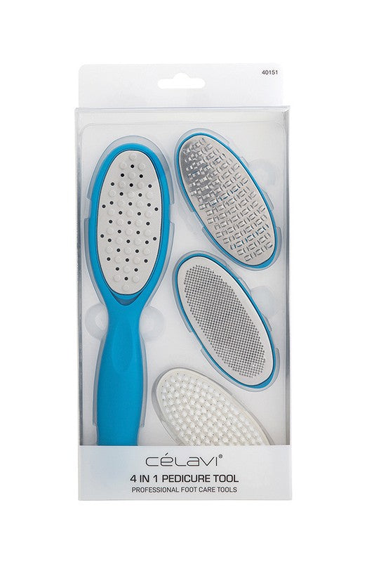 Gray CELAVI 4 IN 1 PEDICURE TOOL Foot Files