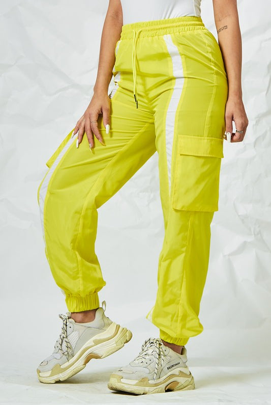 Goldenrod Maria Neon Reflective Joggers Pants
