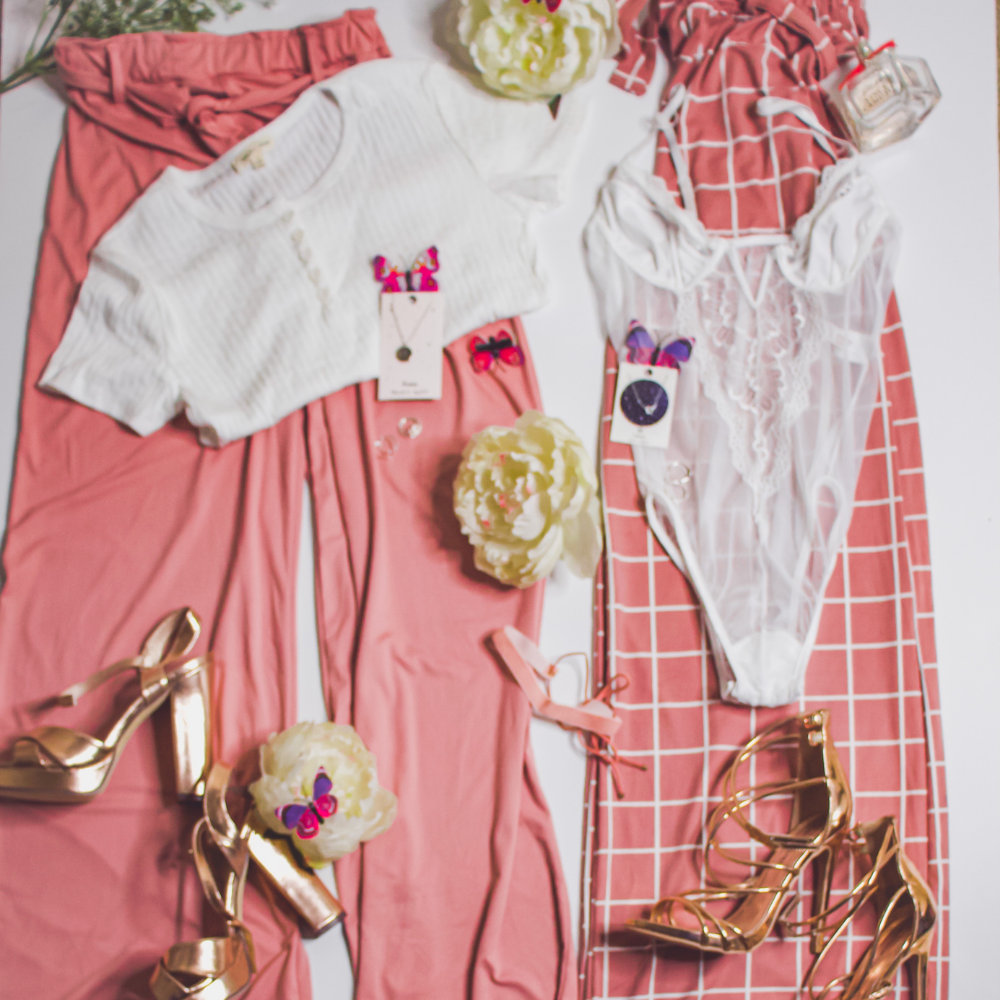 Dark Salmon Solid Tiffany Pants Pants