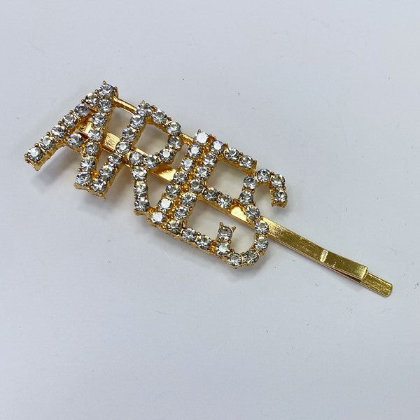 Dim Gray Zodiac Hair Pins Hair Pins