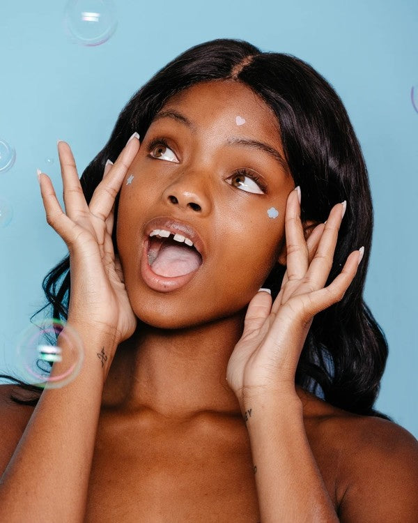 Dark Gray Cotton Candy Skin Hydrocolloid Acne Patches. Skin Care Masks & Peels