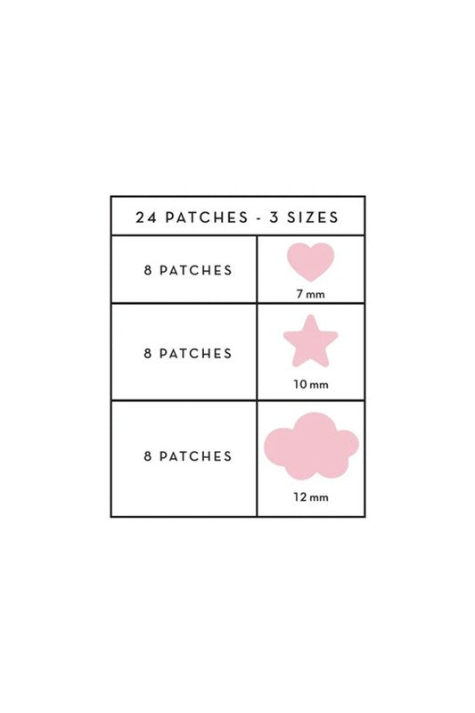 Light Gray Cotton Candy Skin Hydrocolloid Acne Patches. Skin Care Masks & Peels