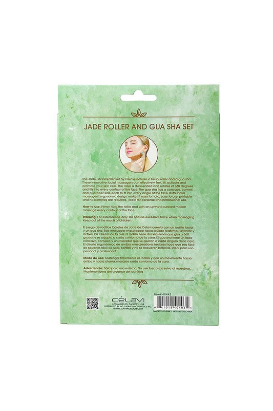 Dark Gray Jade Facial Roller Set Facial Roller