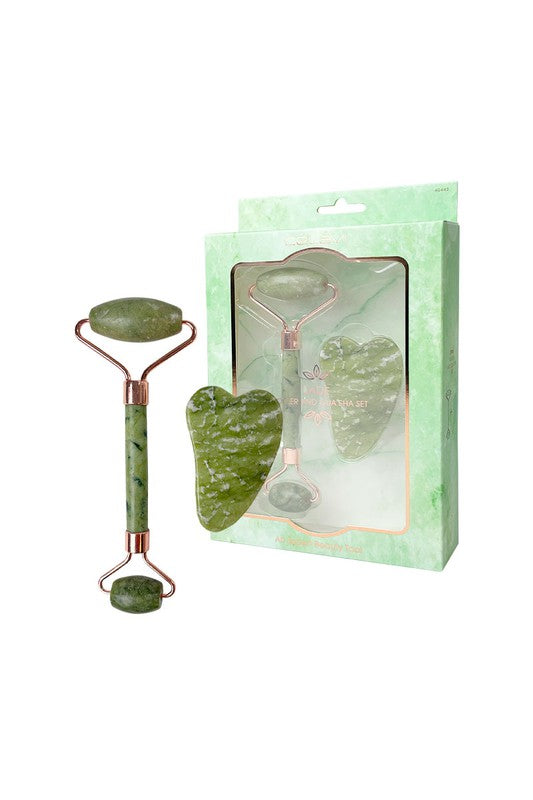 Gray Jade Facial Roller Set Facial Roller