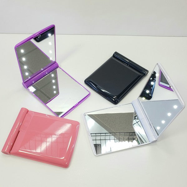 Dark Slate Gray LED Vanity Travel Mirror Face Mirrors