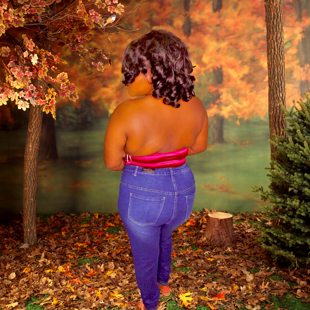 Dark Slate Blue Dark Wash Rihanna Skinny Jeans Denim