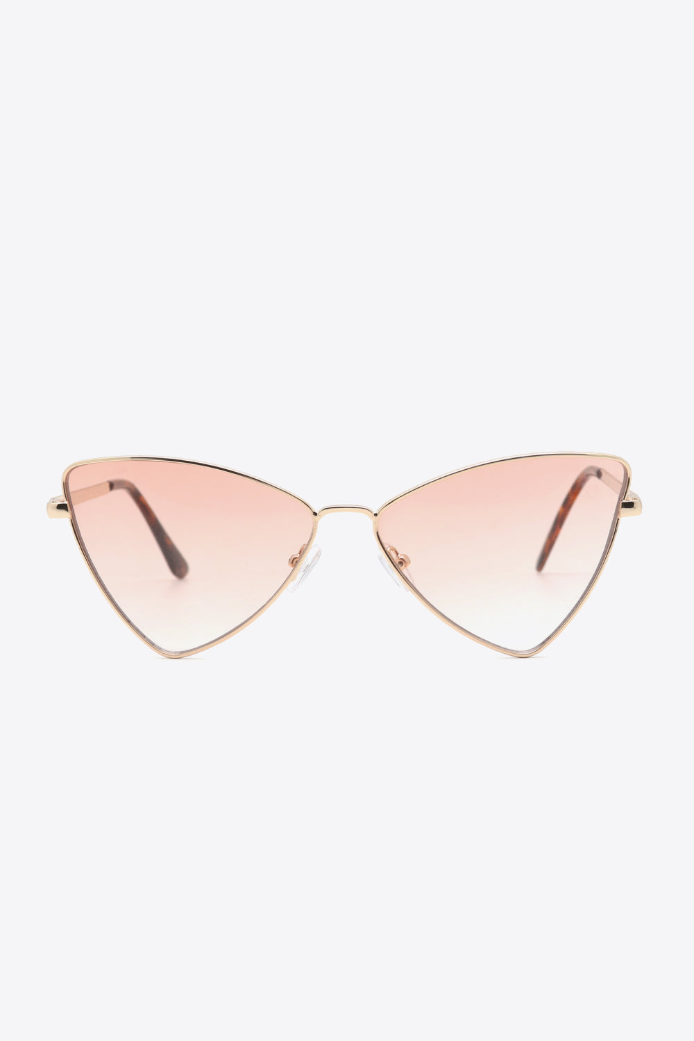 White Smoke My Future Metal Frame Cat-Eye Sunglasses- Pink Sunglasses