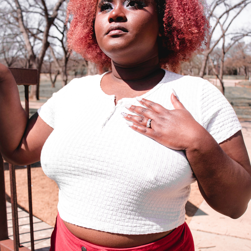 White Smoke Rebecca Crop Top Crop Top