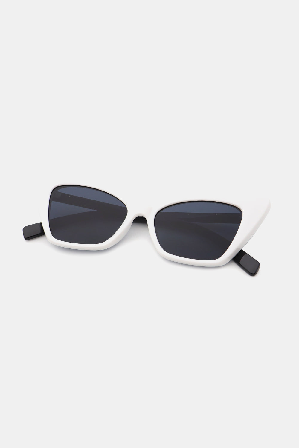 White Smoke Retro Acetate Lens Cat Eye Sunglasses Sunglasses