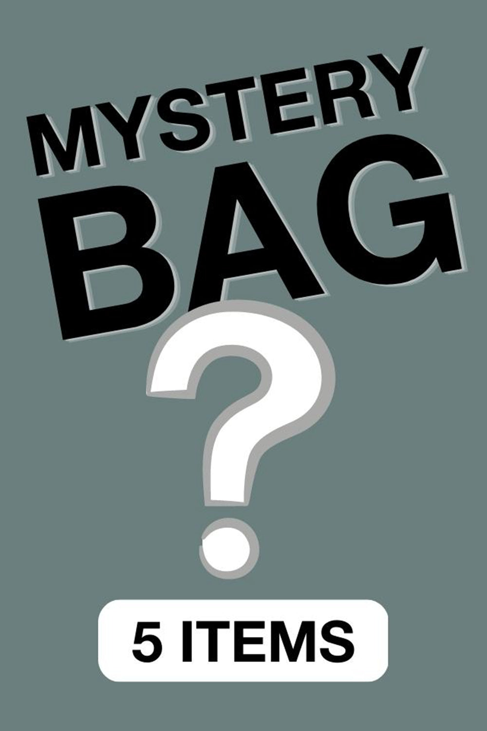 Slate Gray Mystery Bag of 5 items Mystery Grab Bag