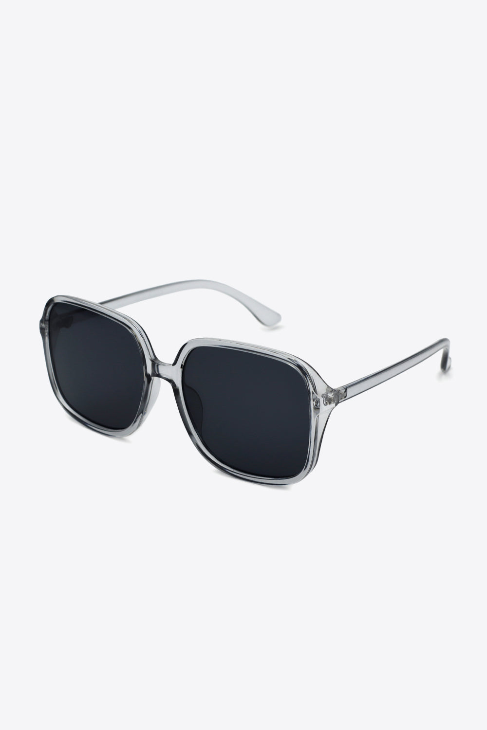 White Smoke Polycarbonate Square Sunglasses Sunglasses