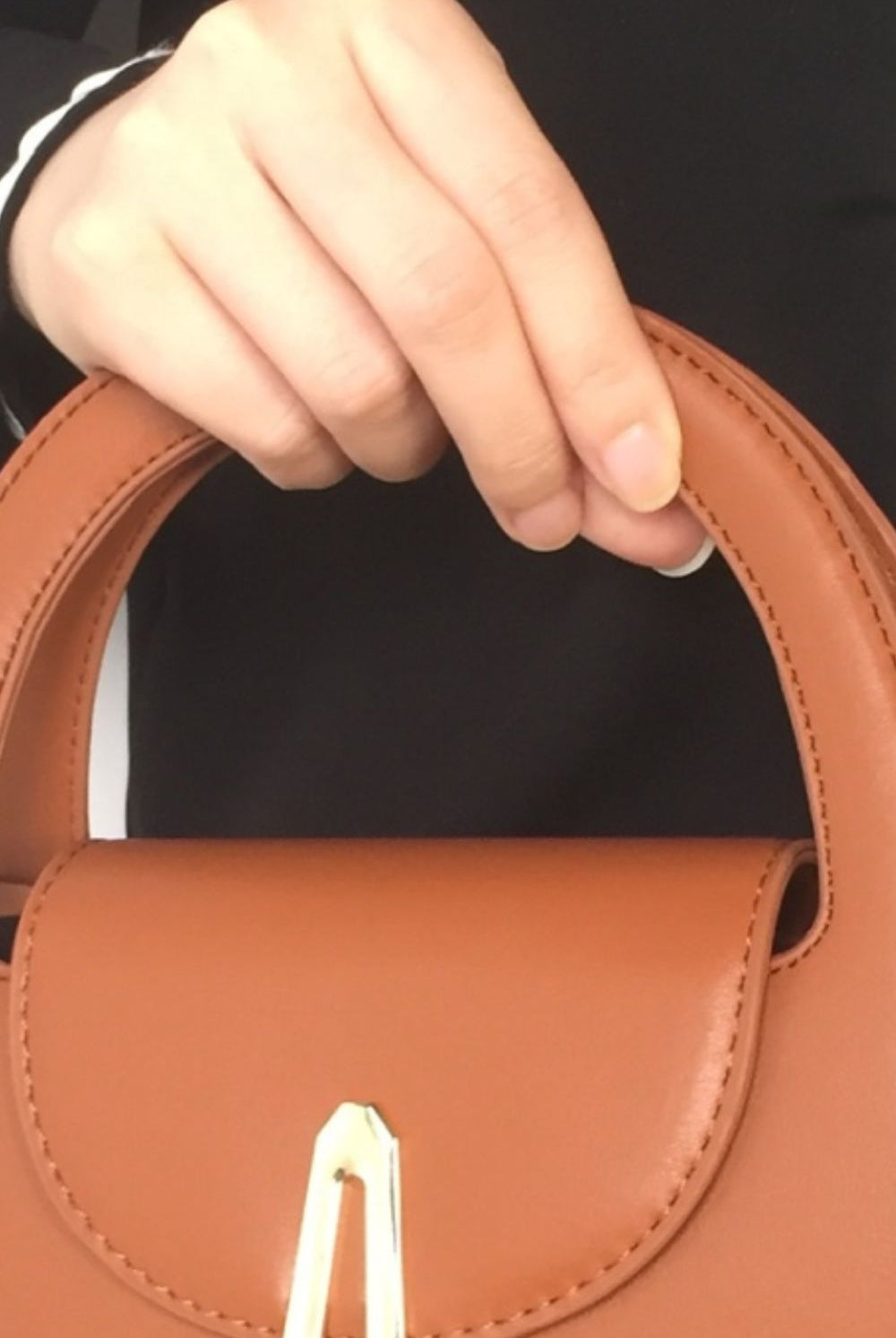Coral PU Leather Handbag Handbags