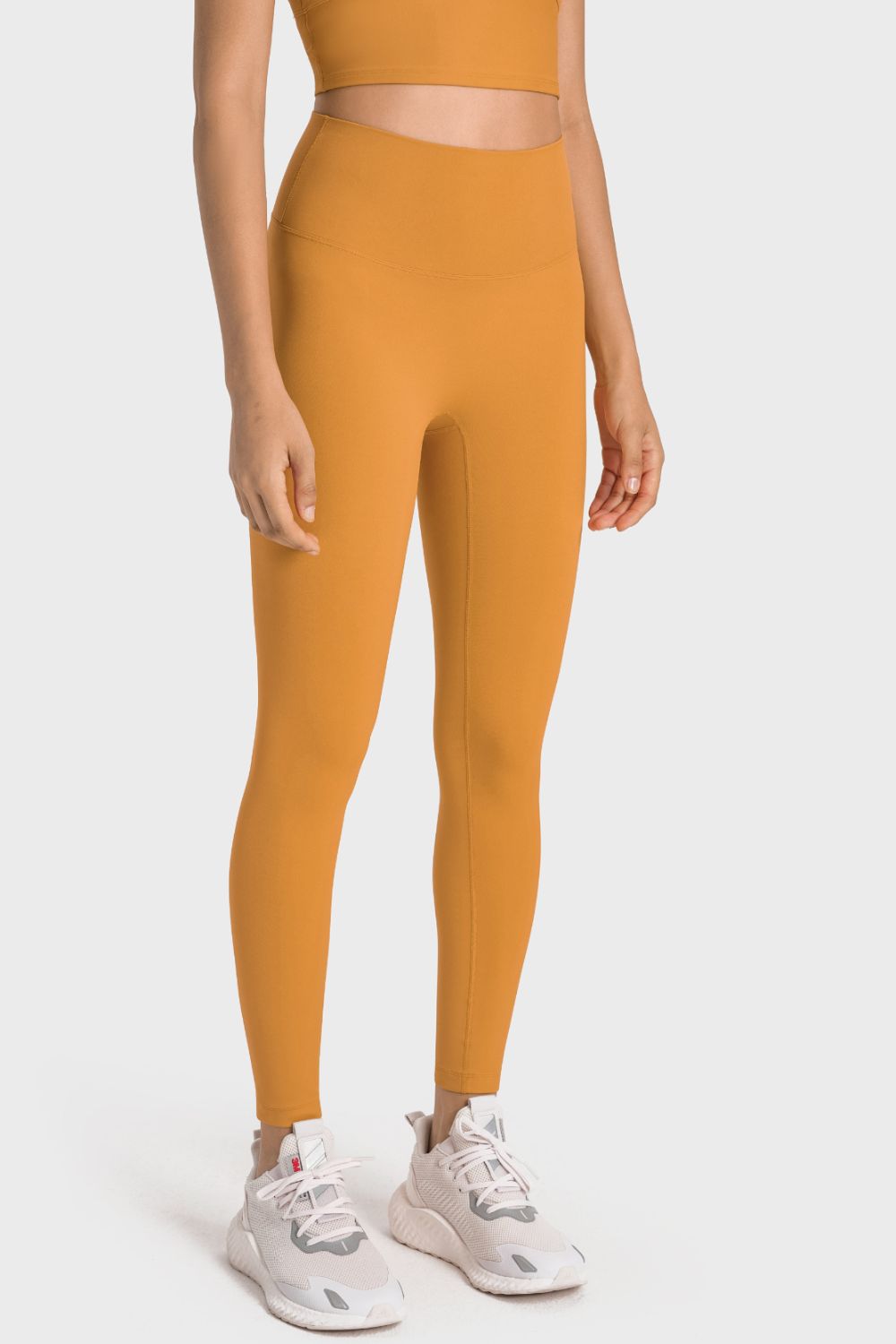 Chocolate High-Rise Wide Waistband Yoga Leggings activewear