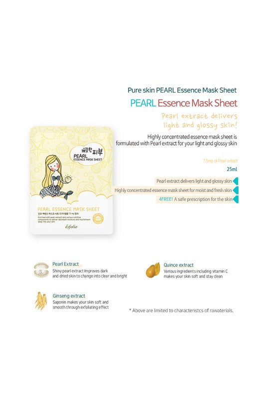 Beige Esfolio Essence Mask Sheet Compressed Skin Care Mask Sheets