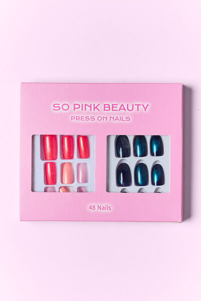 Misty Rose SO PINK BEAUTY Press On Nails 2 Packs Valentine's Day