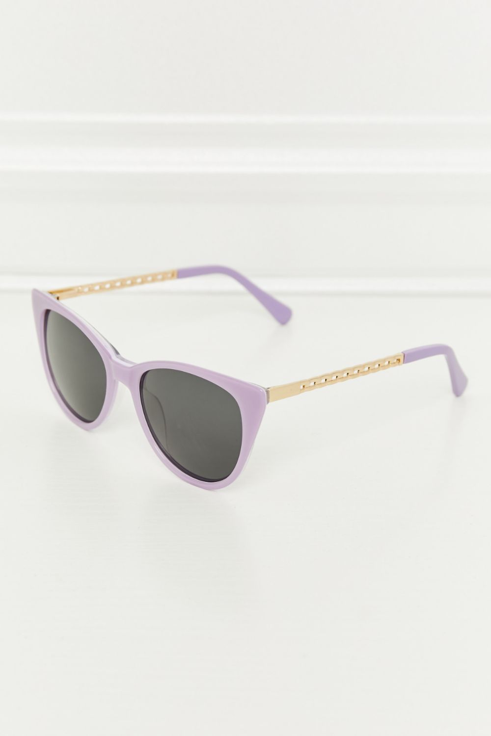 Beige Cat-Eye Acetate Frame Sunglasses Accessories