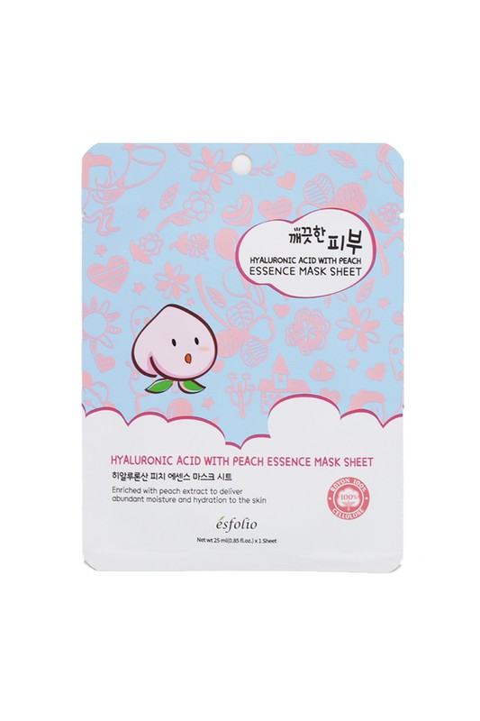 Light Gray Esfolio Essence Mask Sheet Compressed Skin Care Mask Sheets