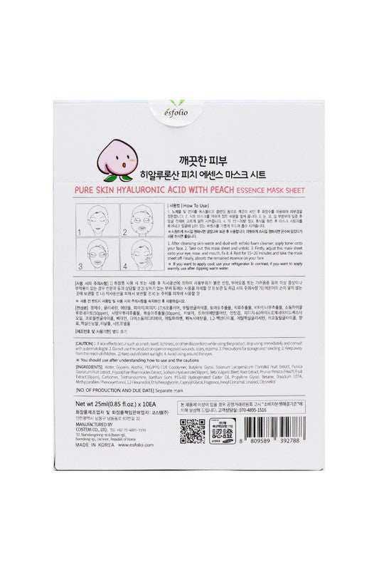 Lavender Esfolio Essence Mask Sheet Compressed Skin Care Mask Sheets