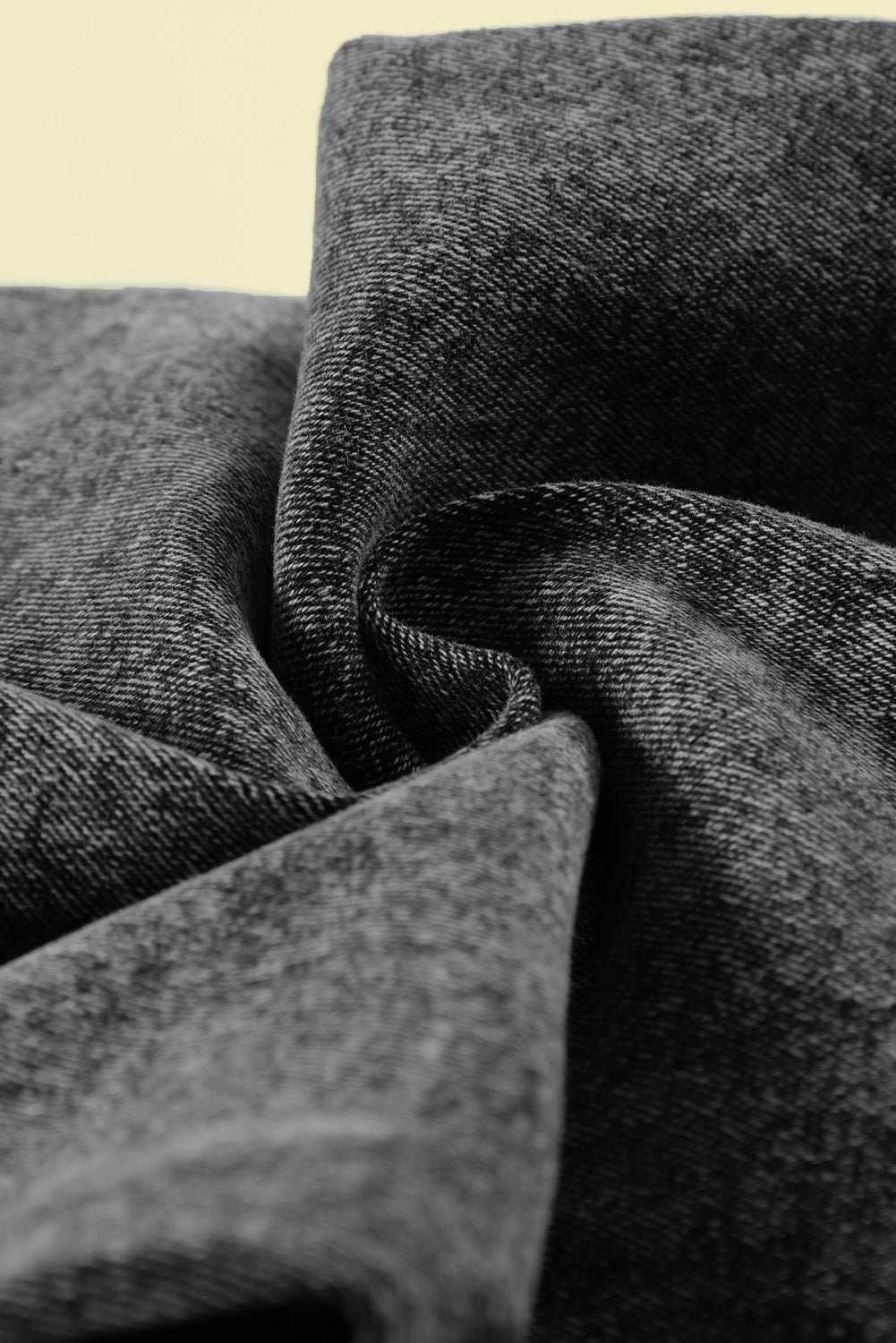 Dark Slate Gray Slit Flare Jeans Denim