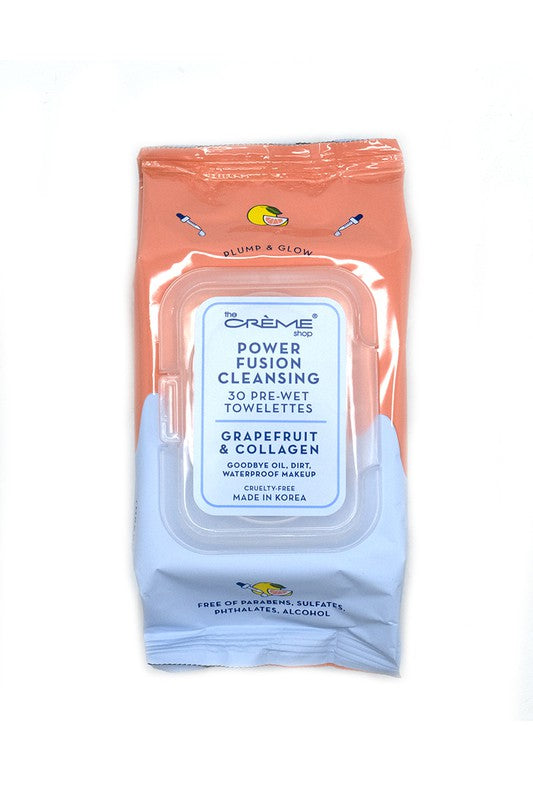 Light Gray Power Fusion Makeup Removing Wipes Makeup Removers