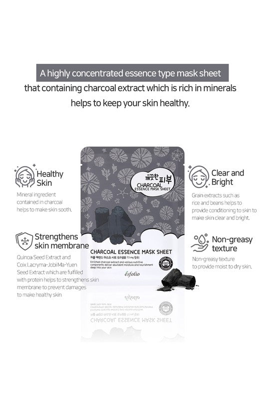 Light Gray Esfolio Essence Mask Sheet Compressed Skin Care Mask Sheets