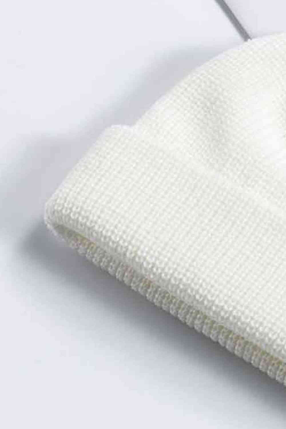 Lavender Cozy Rib-Knit Cuff Beanie Winter Accessories