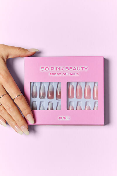 Misty Rose SO PINK BEAUTY Press On Nails 2 Packs Valentine's Day