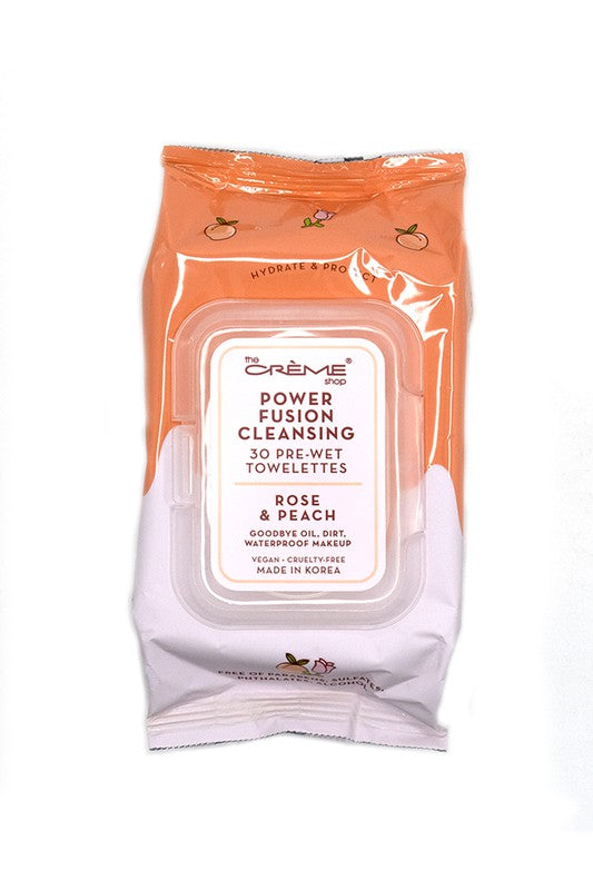 Light Gray Power Fusion Makeup Removing Wipes Makeup Removers