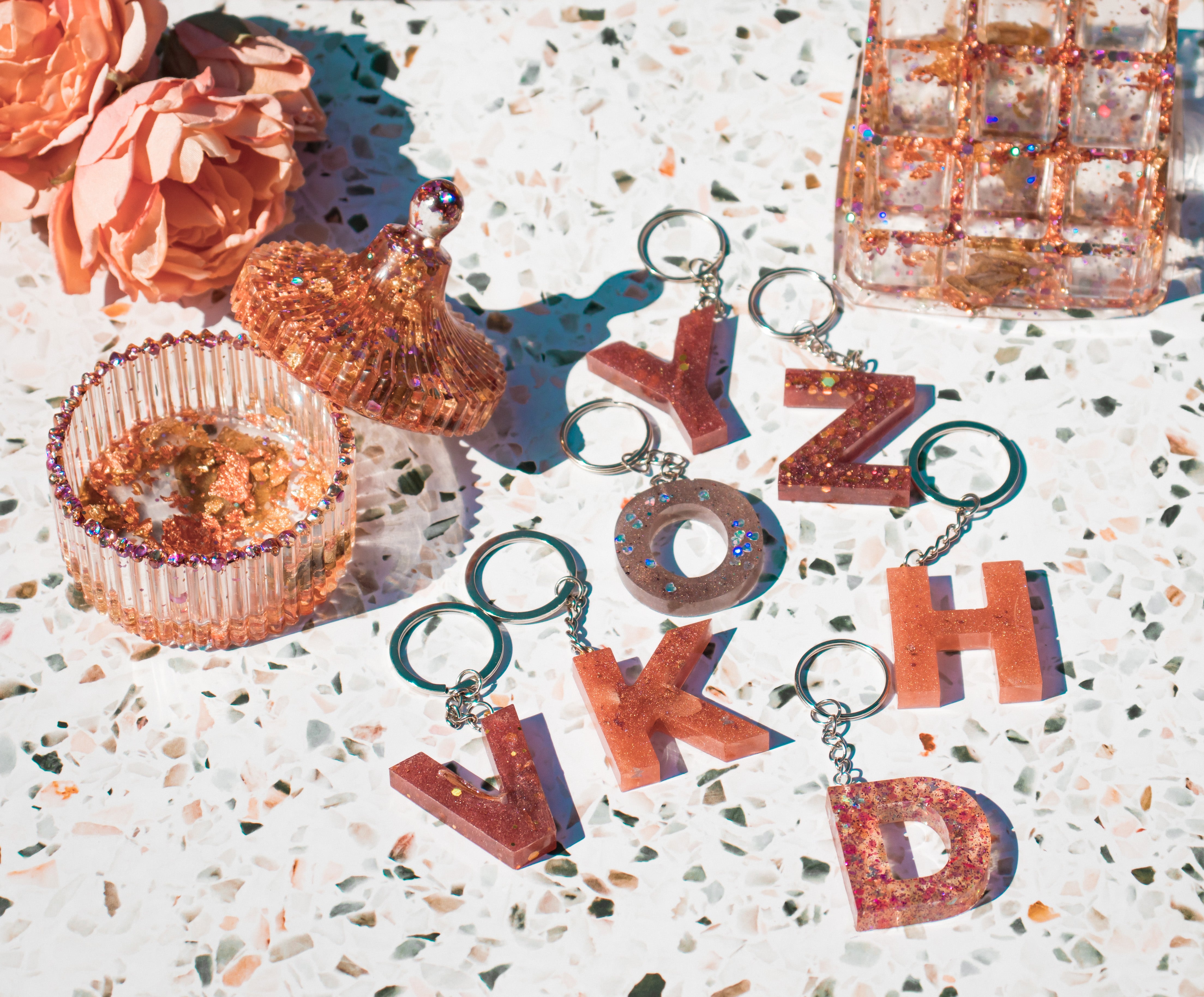 Sienna Letter Key Chain Keychains