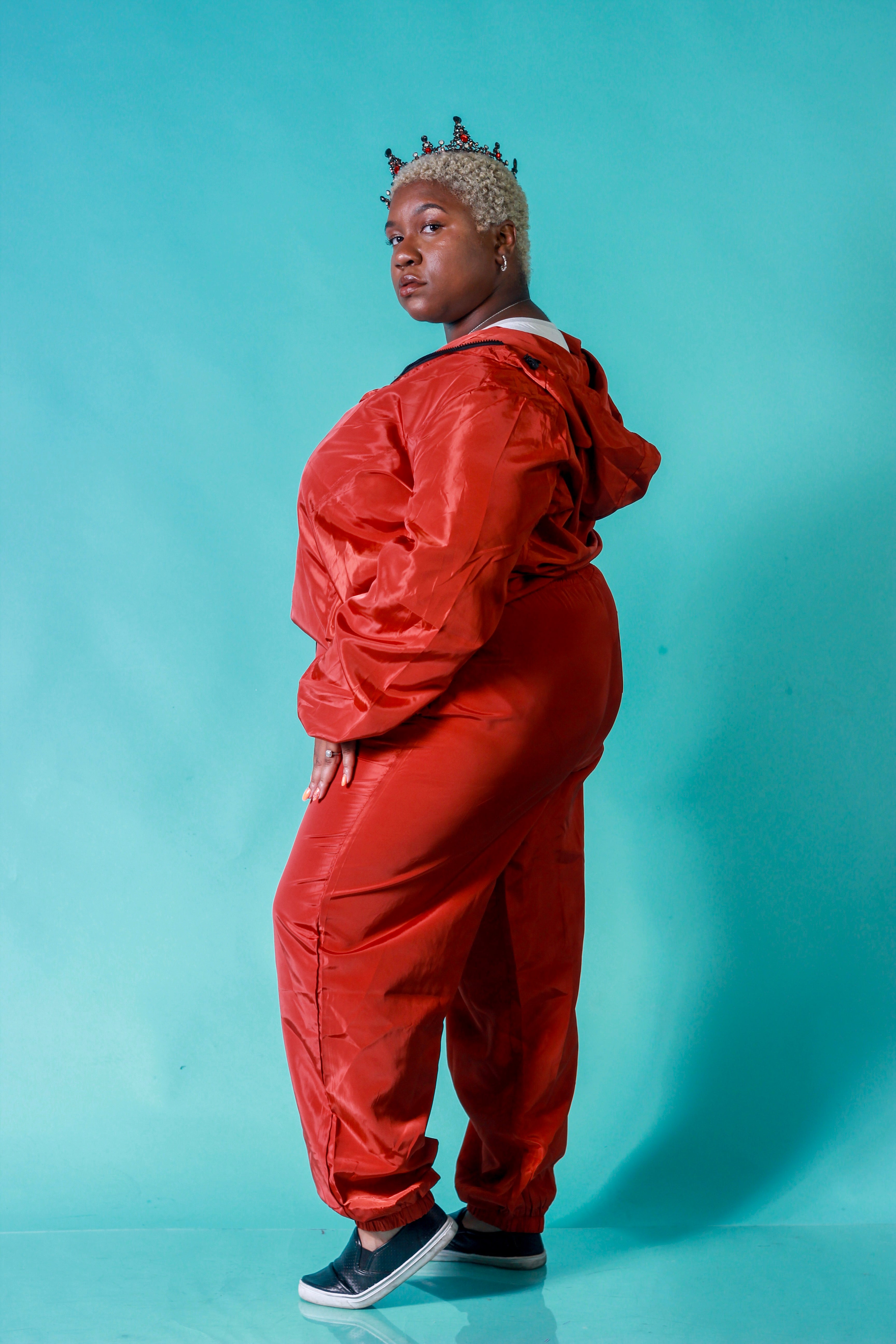 Sky Blue Tiera Windbreaker Pants Pants