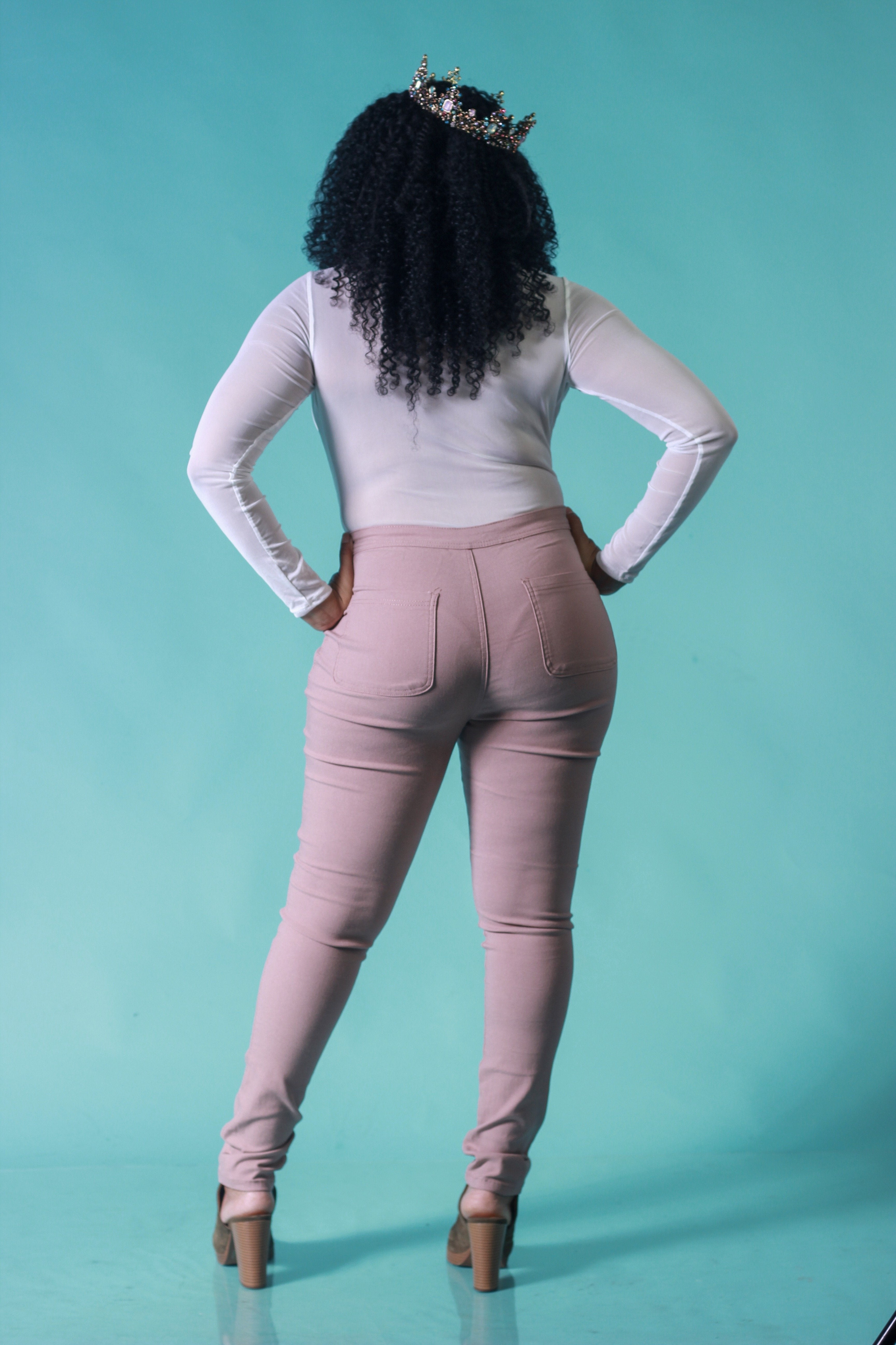 Denise Skinny Fit Pants - Ivy Reina
