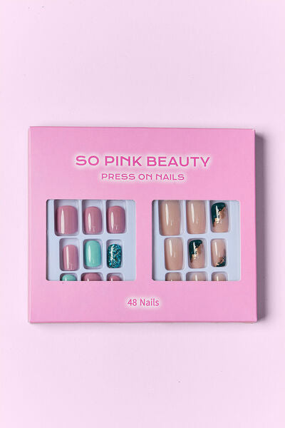 Misty Rose SO PINK BEAUTY Press On Nails 2 Packs Valentine's Day