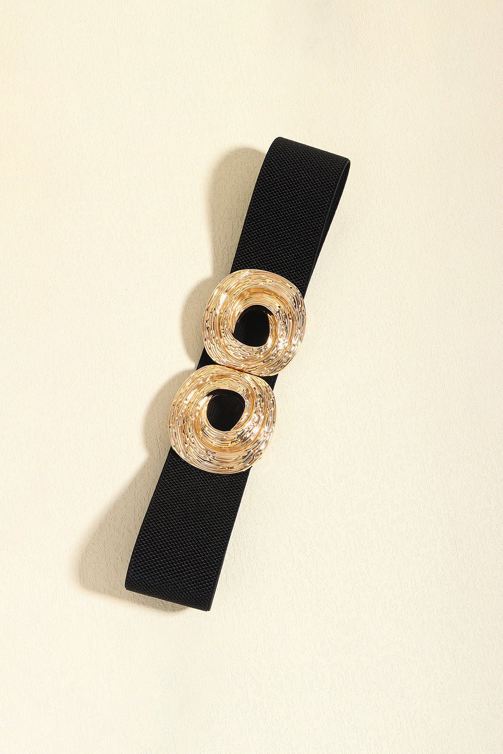 Beige Zinc Alloy Belt Clothing