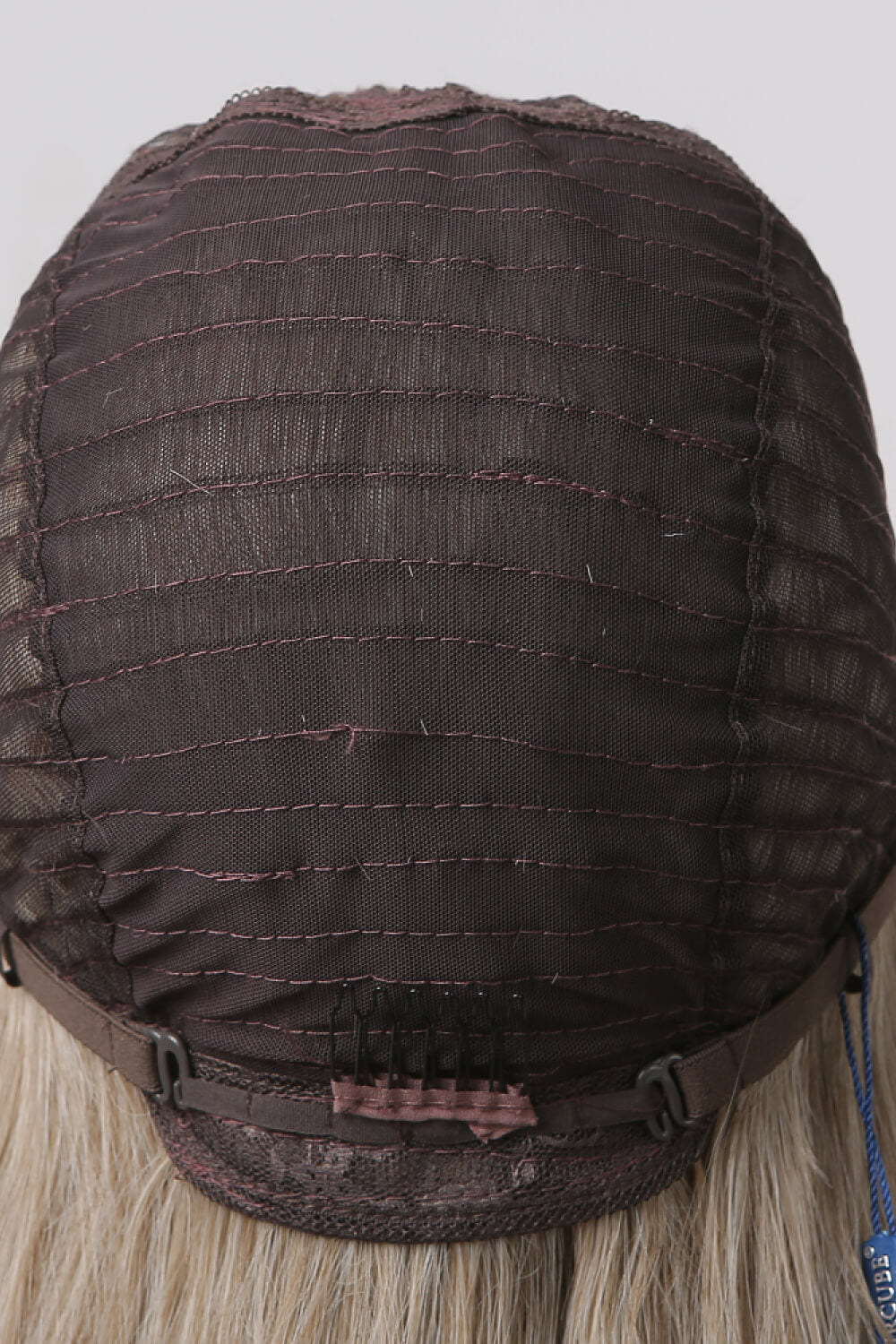 Dark Slate Gray Summer 13*2" Lace Front Wigs Synthetic Long Wave 24" 150% Density in Medium Blonde Highlights Wigs