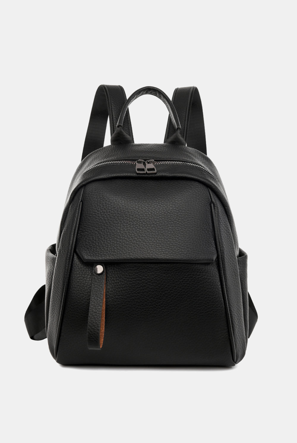 White Smoke Medium PU Leather Backpack Handbags