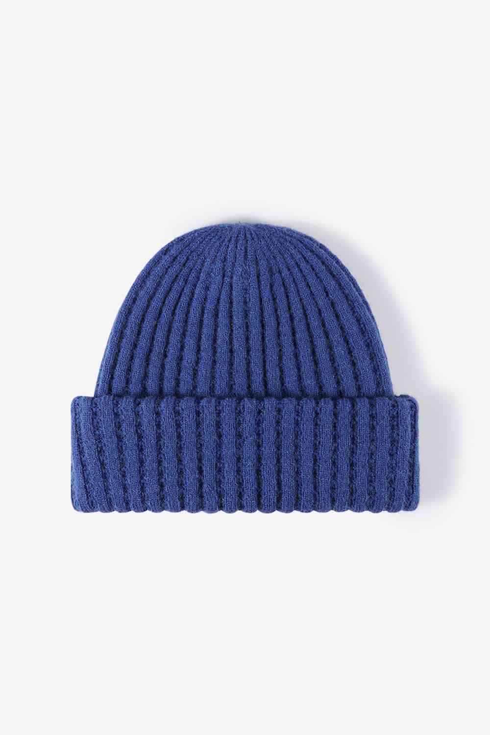 White Smoke Wide Rib Beanie Winter Accessories