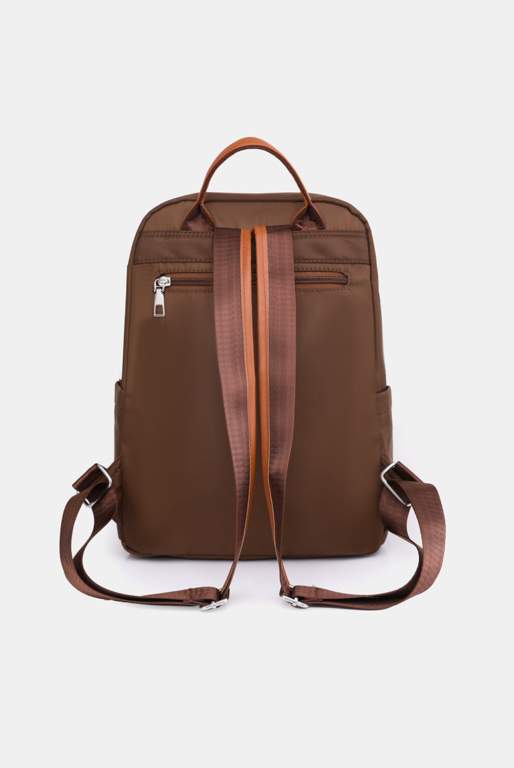 Dark Olive Green Medium Nylon Backpack Handbags
