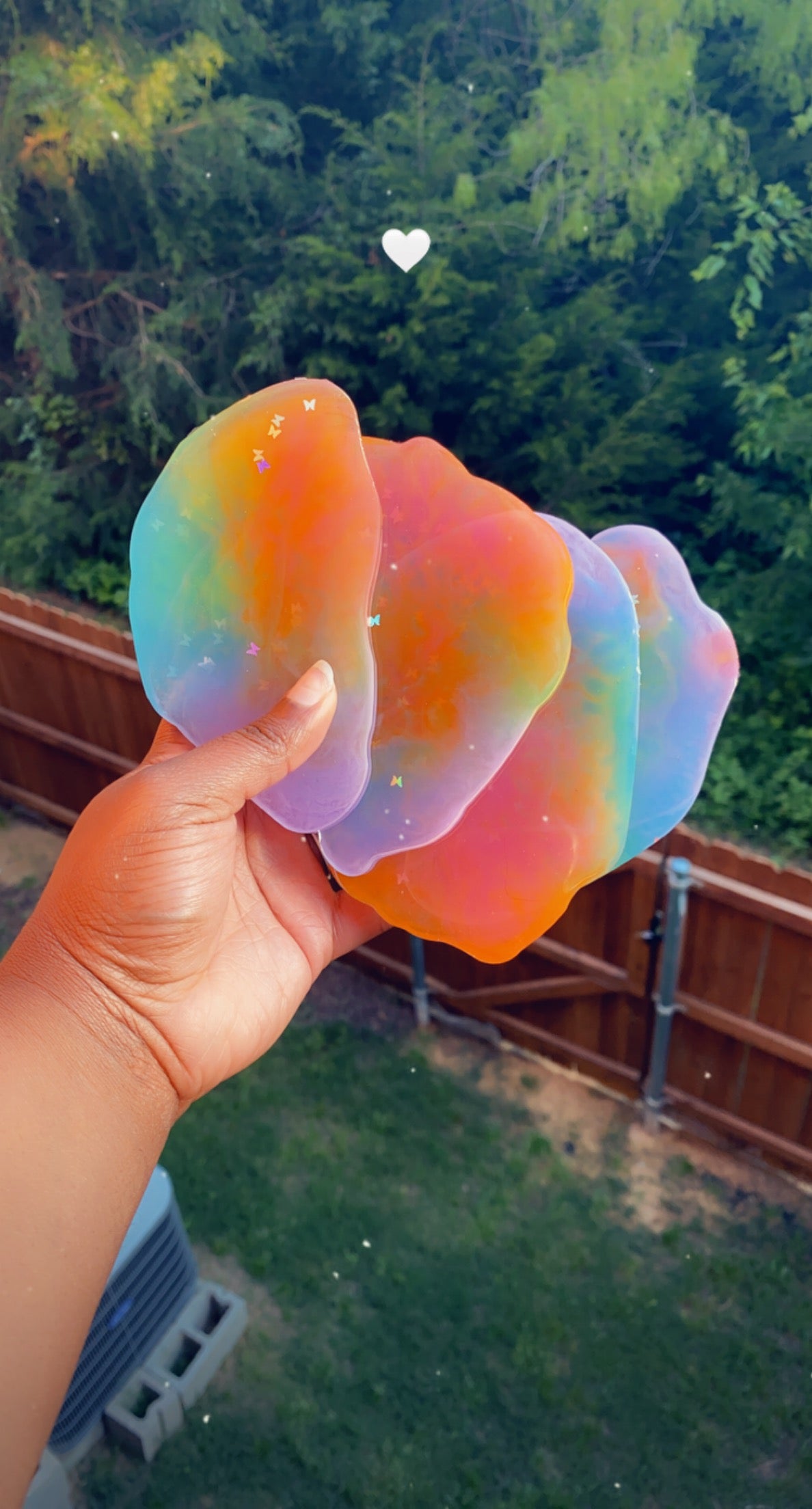 Dark Slate Gray The Perfect Host Custom Resin Geo Coasters Set of 4 Coasters