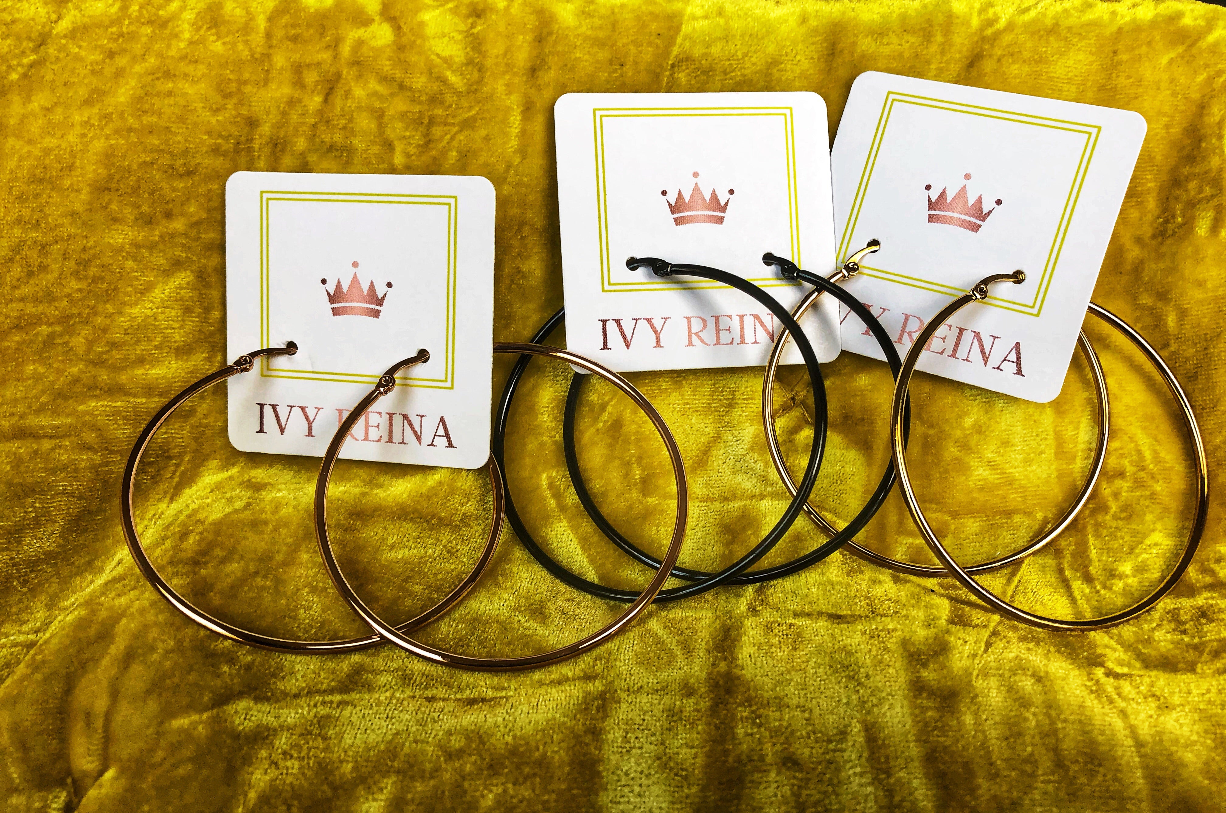 Dark Goldenrod Sonya Hoops Accessories